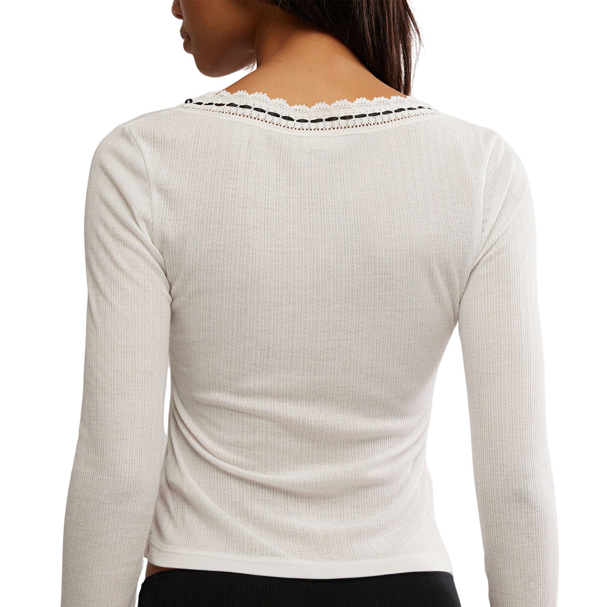 Only You Long Sleeve V-Neck - Denny's