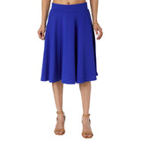 A Lined Flare Skirt - Denny's