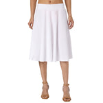 A Lined Flare Skirt - Denny's
