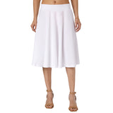 A Lined Flare Skirt - Denny's