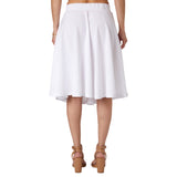 A Lined Flare Skirt - Denny's