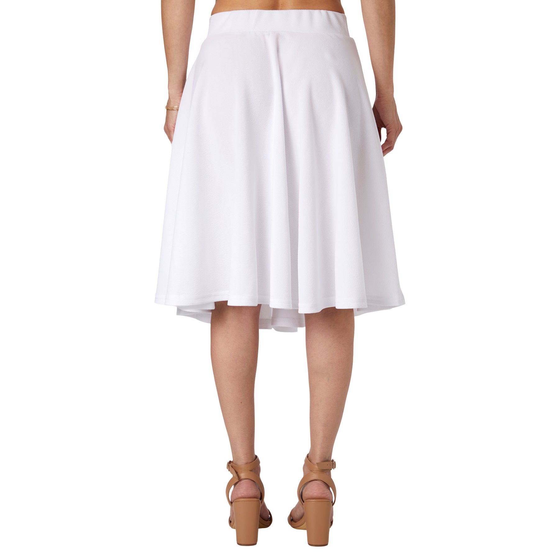 A Lined Flare Skirt - Denny's