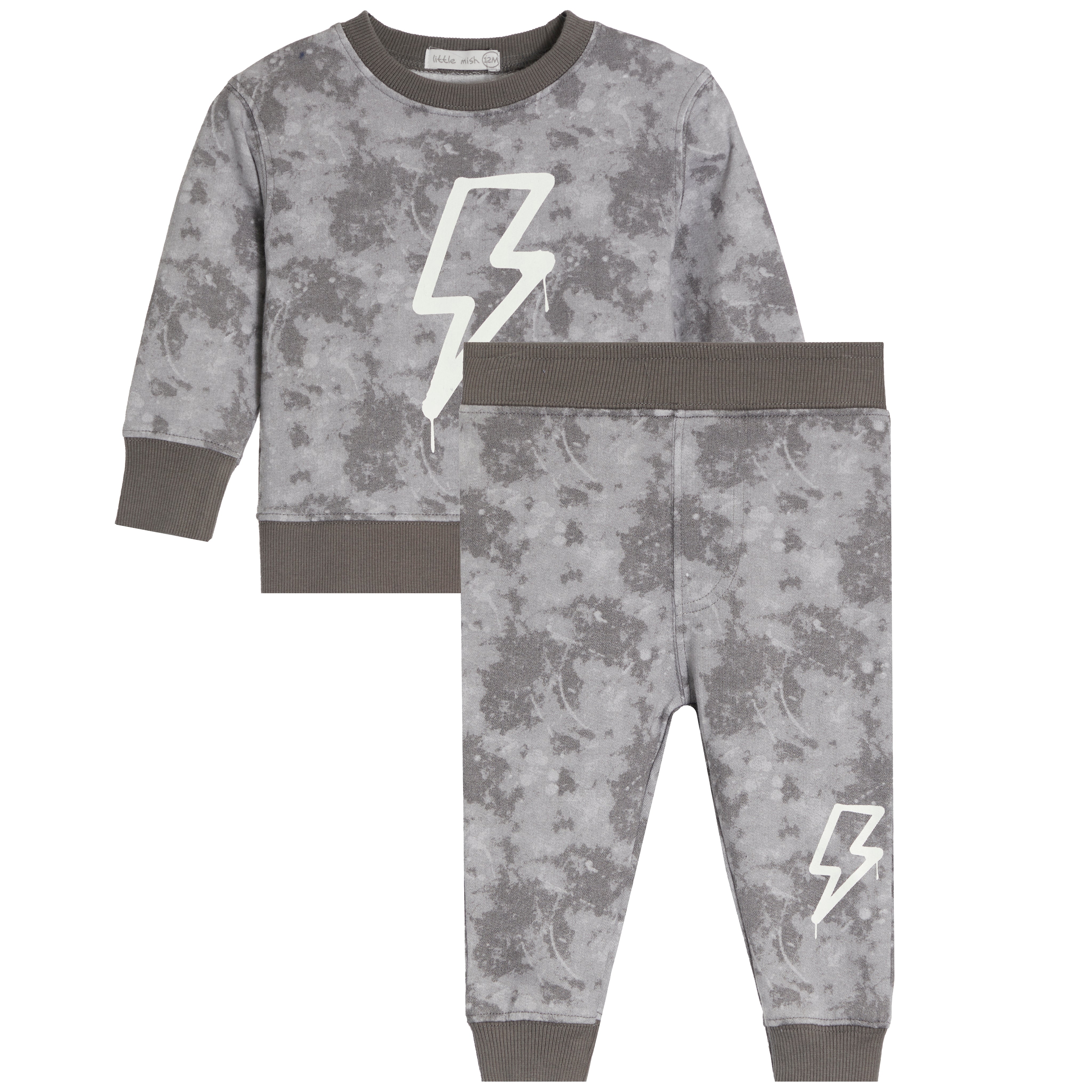 2pc Bolt Burnout Jog Set - Denny's