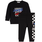 2pc Racer Check Jog Set