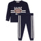 Navy 2pc Game Day Jog Set with white taping