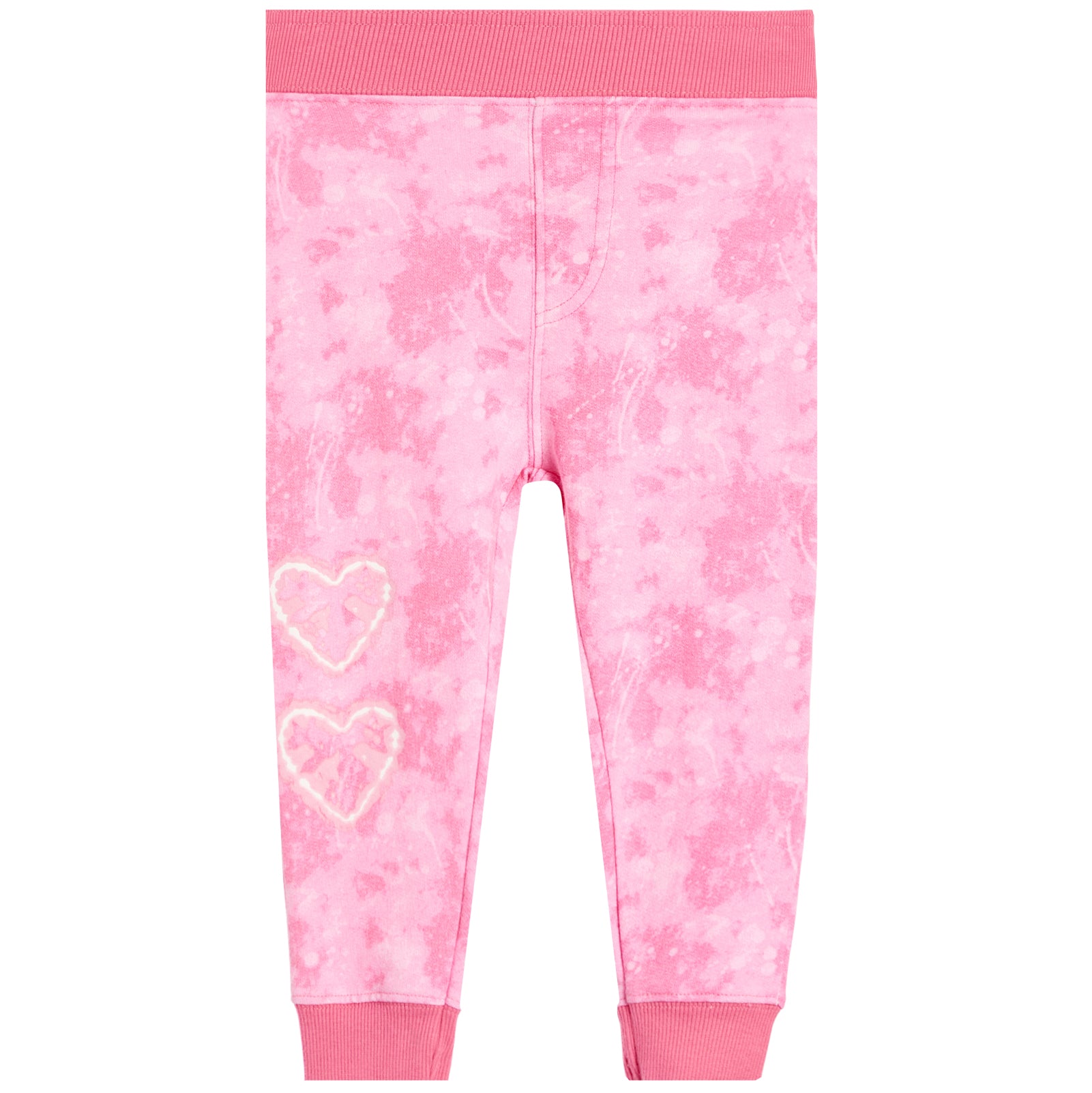 2pc Burn Out Heart Jog Set - Denny's