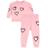 2pc Hearts Jog Set