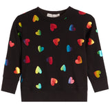 2pc Rainbow Foil Heart Jog Set