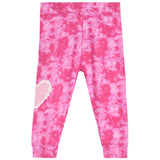 2pc French Terry Tie Dye Heart