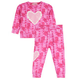 2pc French Terry Tie Dye Heart