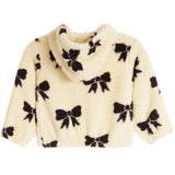 Bows Sherpa Zip Up Hooded Jacket