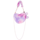 Fuzzy Heart Bag - Denny's
