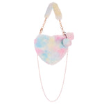 Fuzzy Heart Bag - Denny's