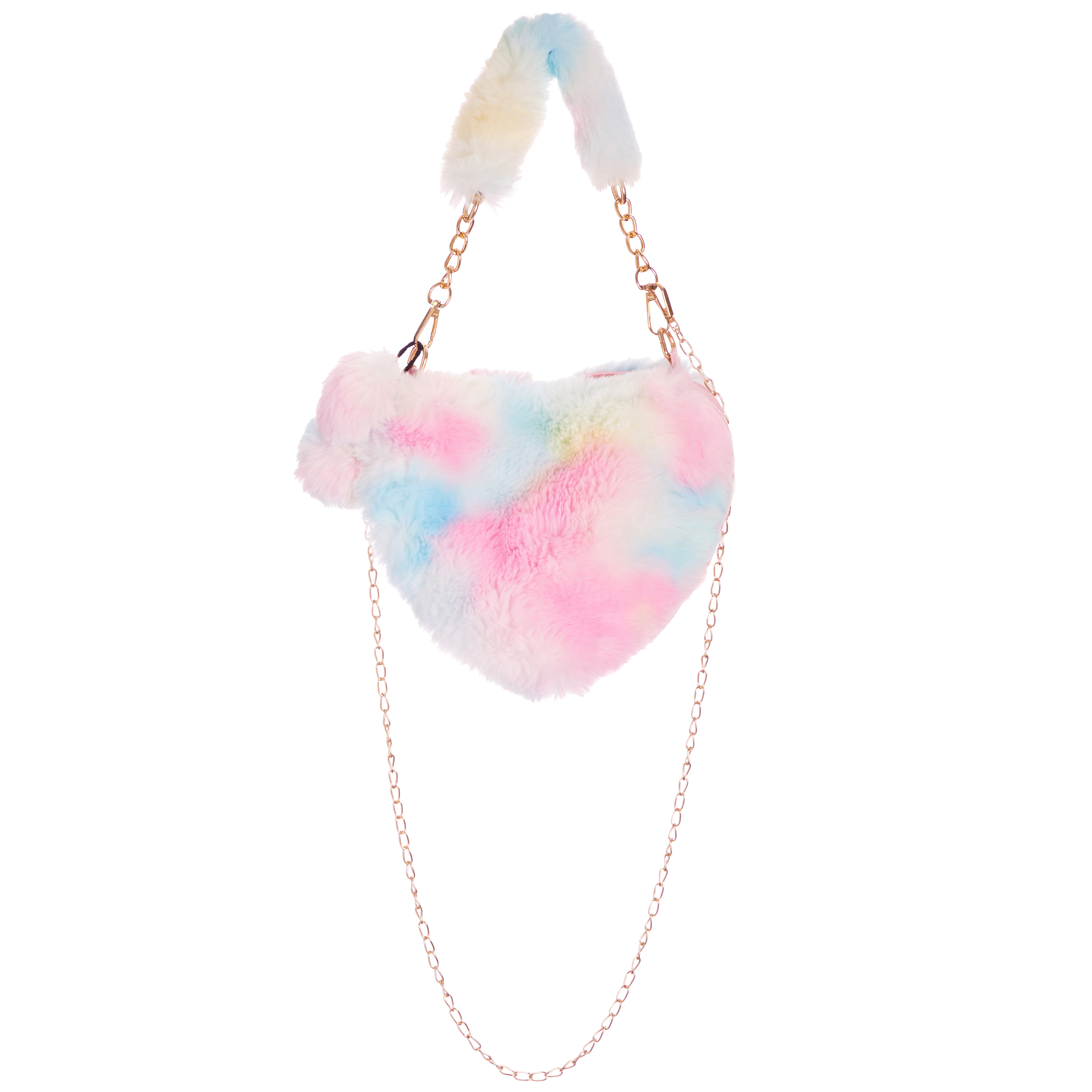 Fuzzy Heart Bag - Denny's