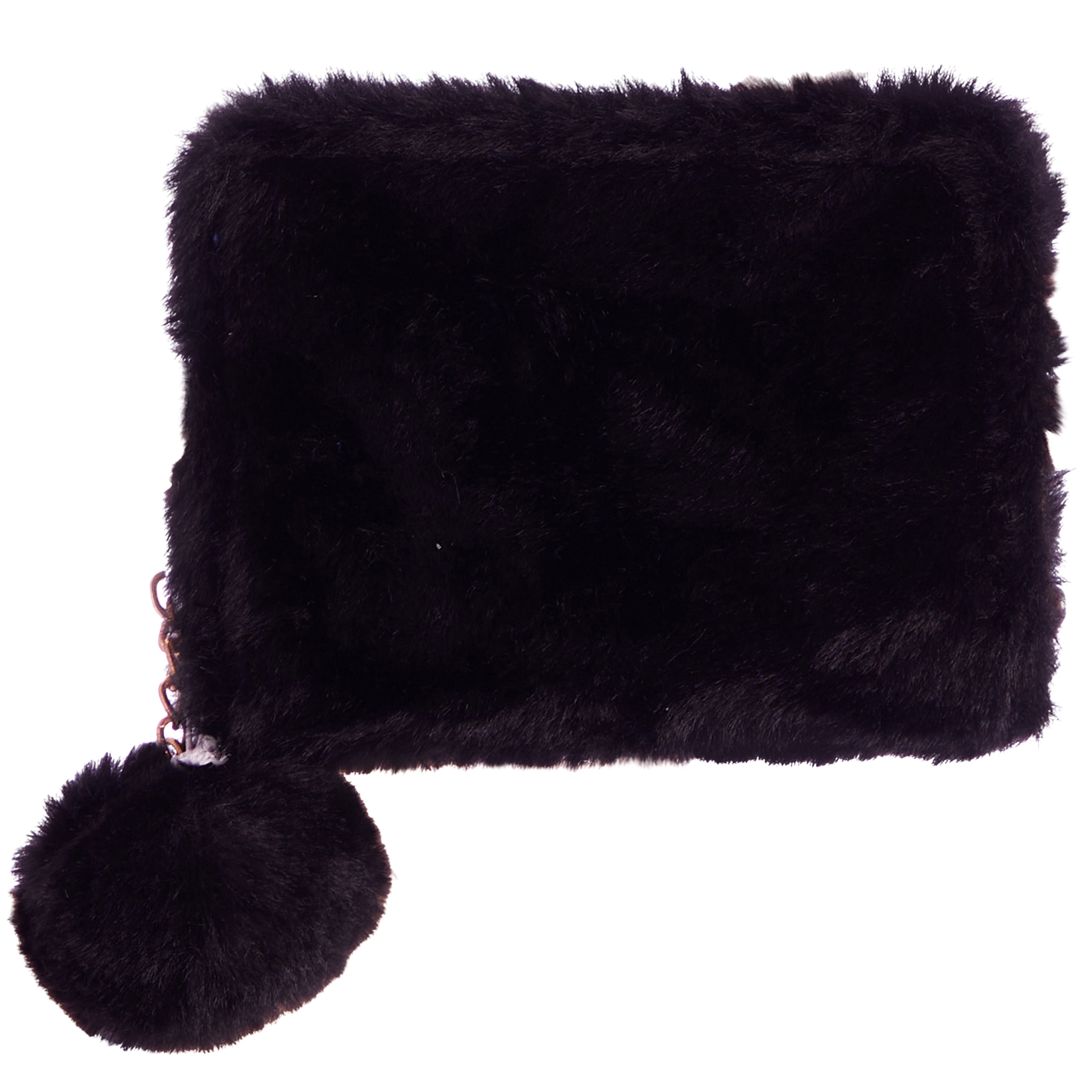 Fuzzy Heart Wallet - Denny's