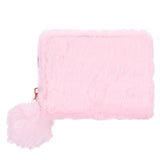 Fuzzy Heart Wallet - Denny's