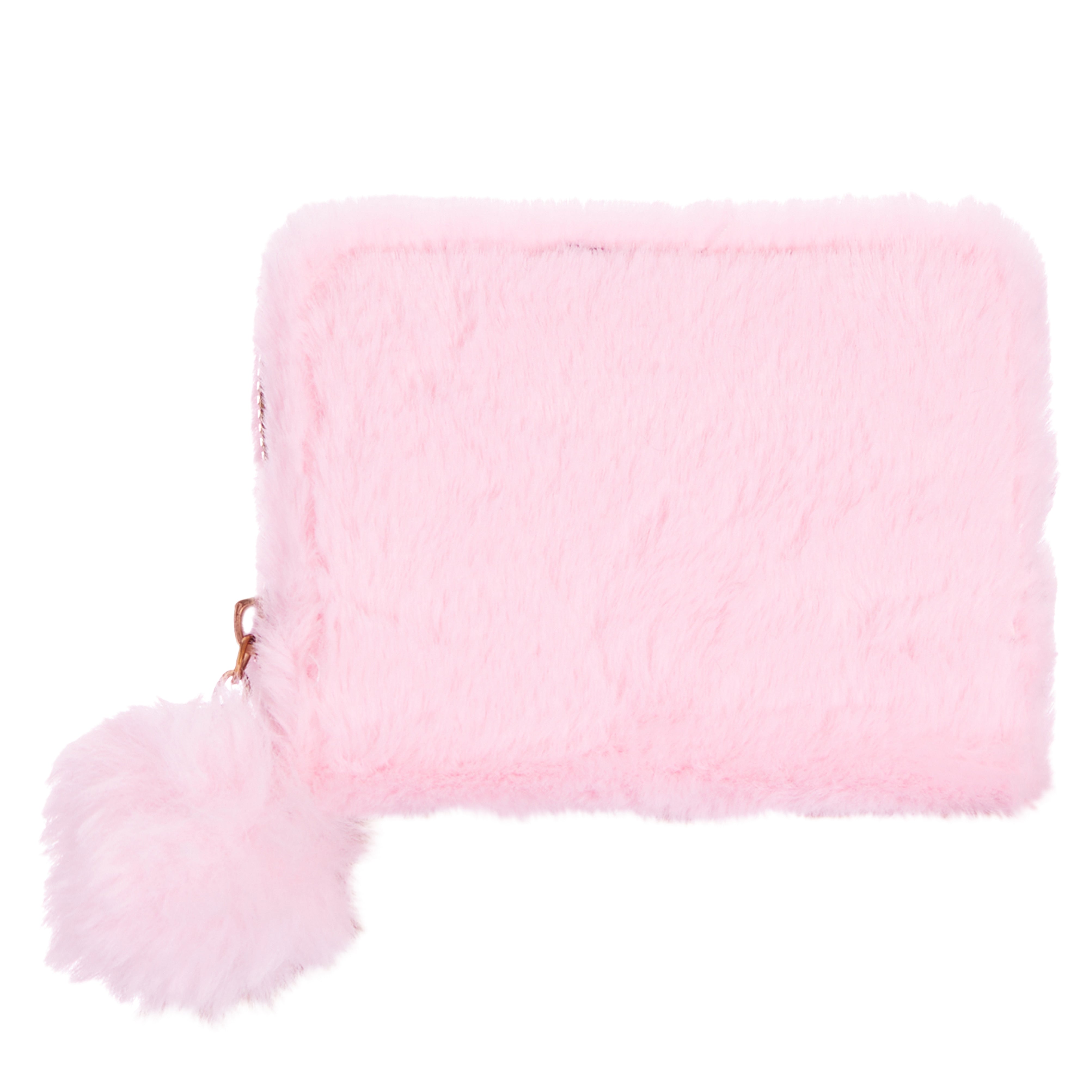Fuzzy Heart Wallet - Denny's