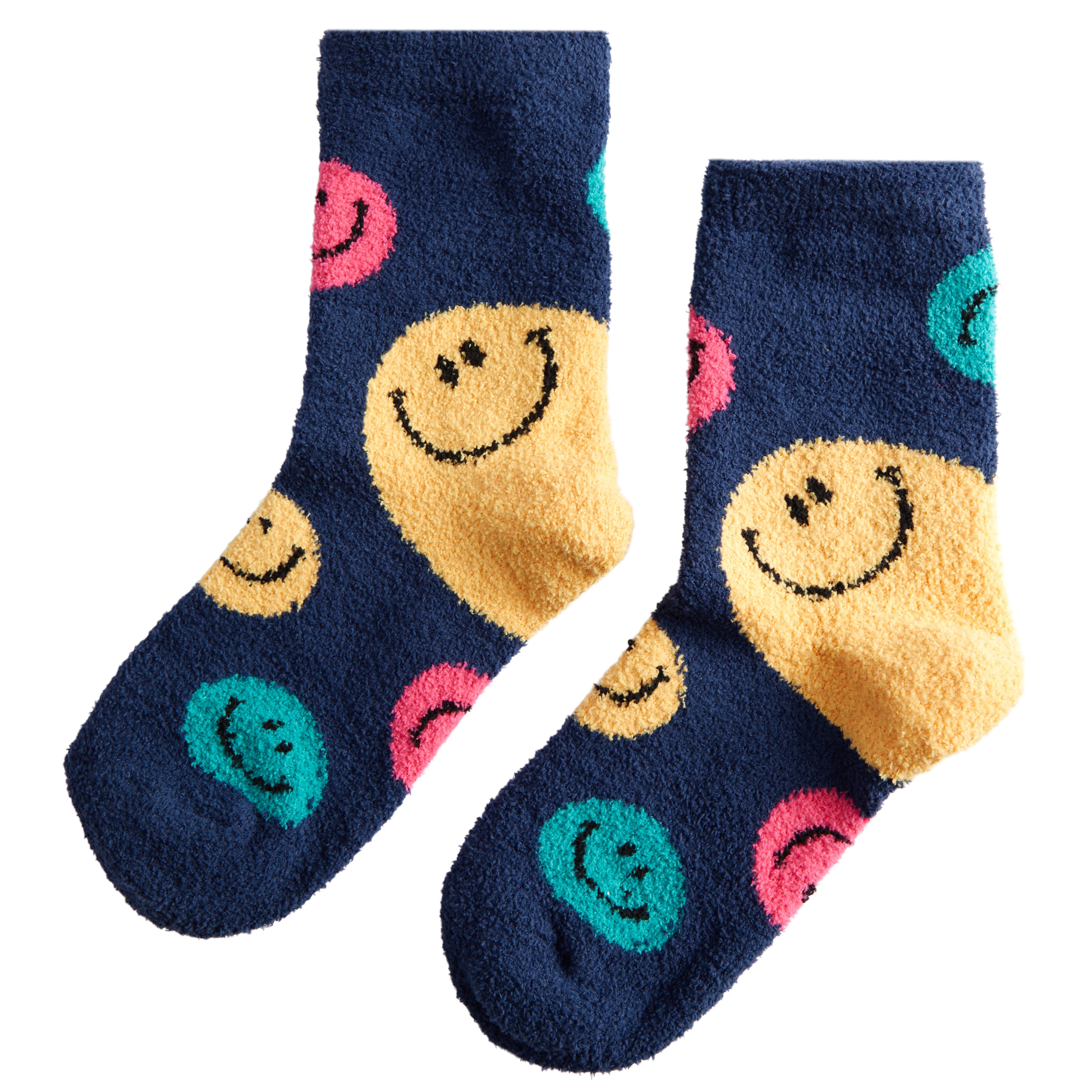 Smiley Fuzzy Sock - Denny's