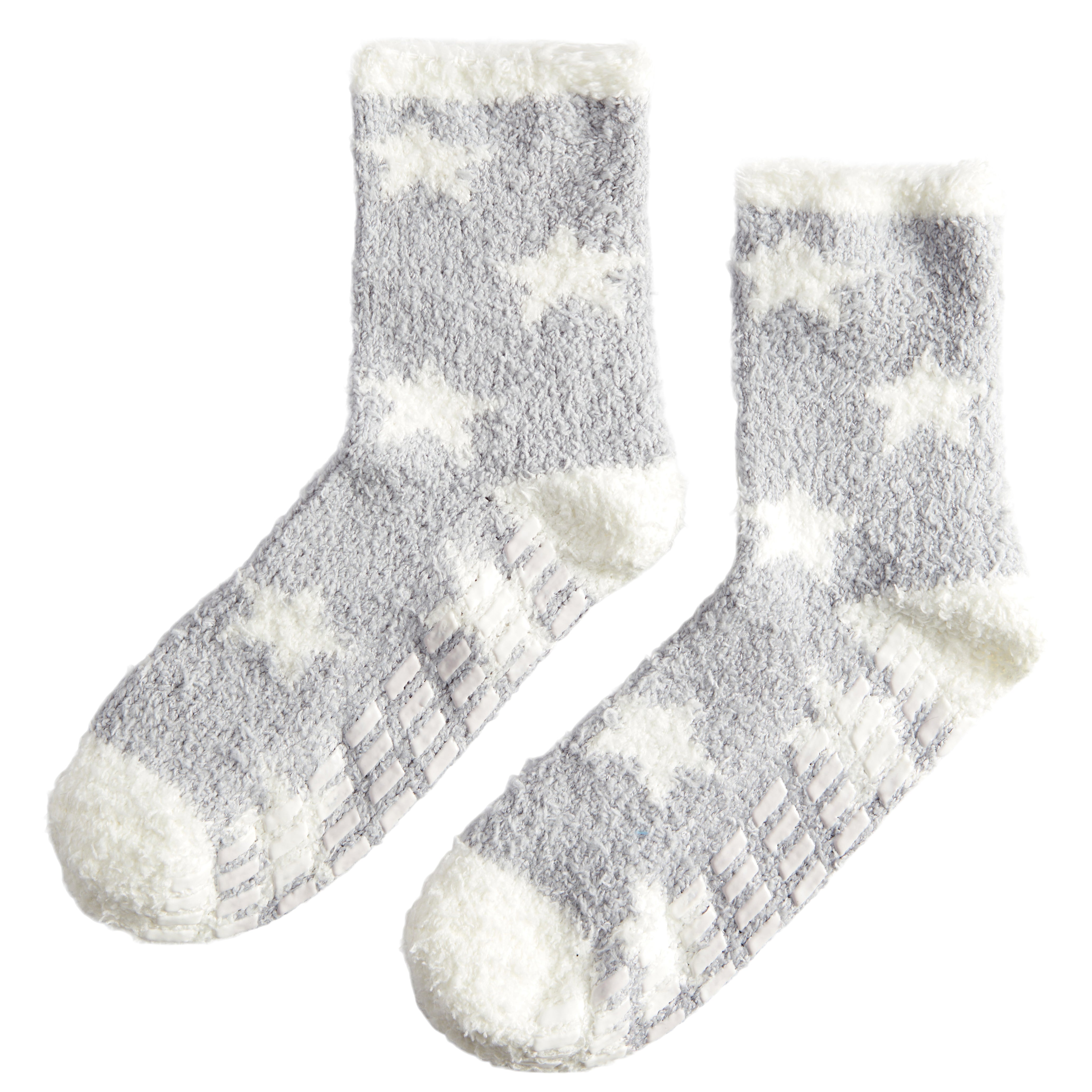 Fuzzy Stars Sock - Denny's