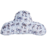 Blue Disco Bows Boyfriend Pillow