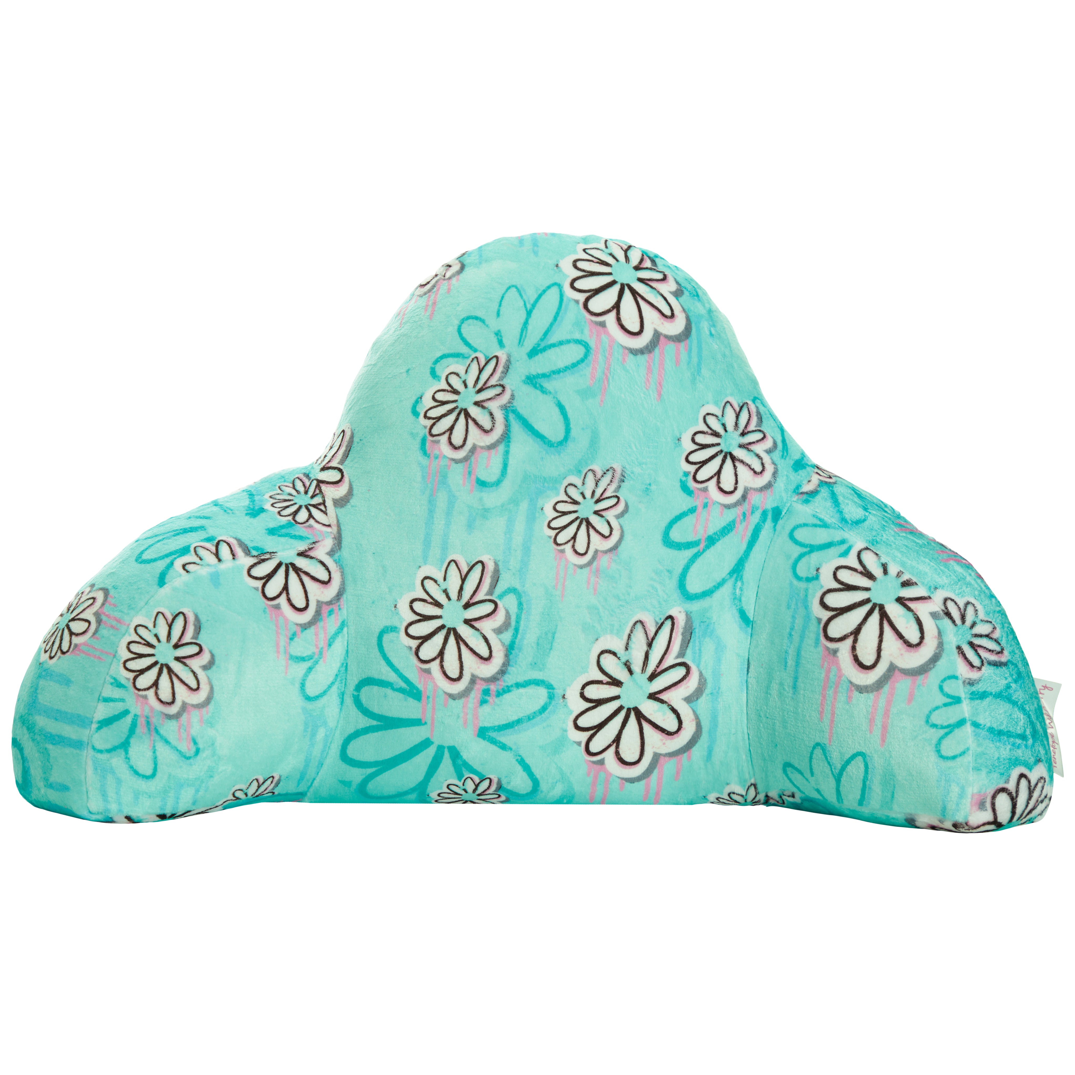 Checker Flowers Lounge Pillow - Denny's