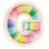 Rainbow Letter G Patch - Denny's