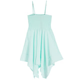 Strapless Smocked Dress With Ruffle