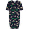 Dino Stamp Gown - Denny's