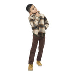 Lumber Plaid Glen Hoodie - Denny's