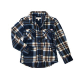 Mocha Plaid Snow Fleece Shirt - Denny's