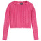 Gabby Washed Cable Sweater - Denny's