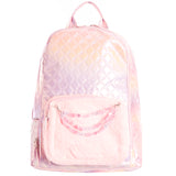 Galaxy Fur Pocket and Link Charm Backpack
