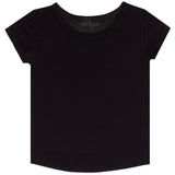Capsleeve Ribbed Scoop Tee