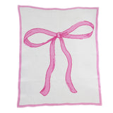 Pretty in Pink Bow Cozy Blanket - Denny's