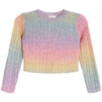 Rainbow Cable Knit Sweater - Denny's