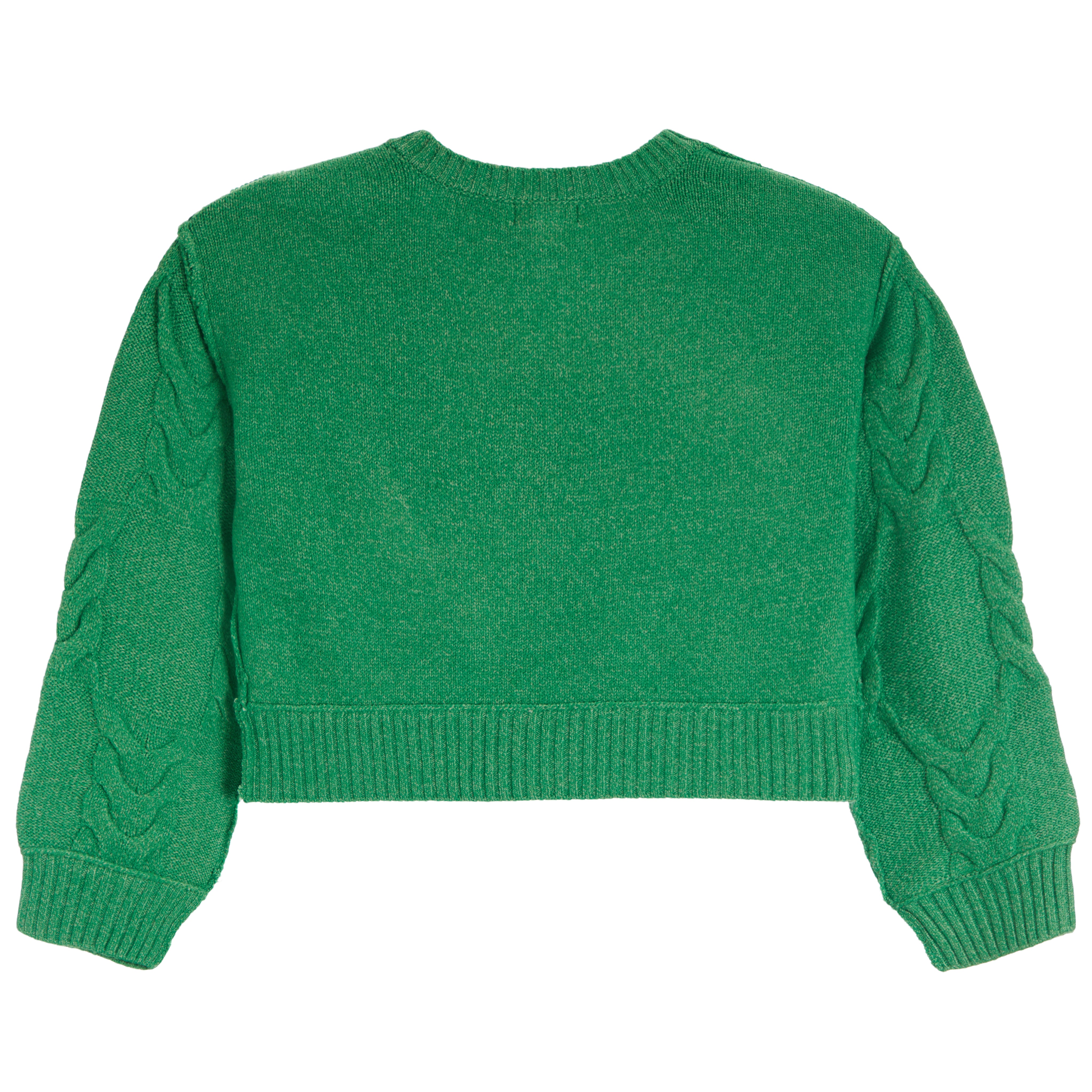 Cable Knit V-Neck Sweater - Denny's