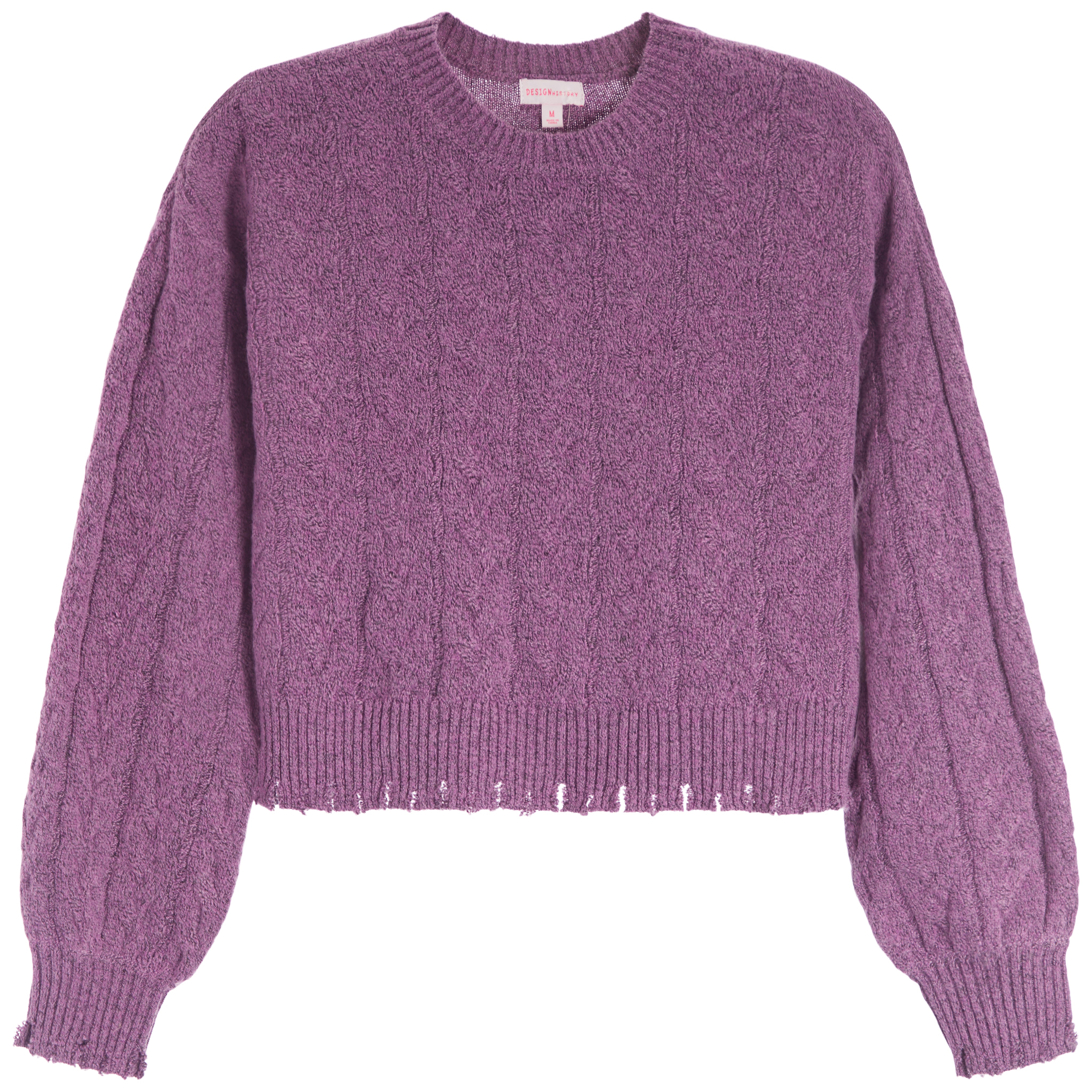 Rawedge Cable Sweater - Denny's