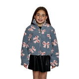 Pink Bows Sherpa Jacket