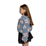 Pink Bows Sherpa Jacket