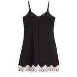Ivory Lace Trim Dress