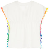 Caprina Coverup With Multi Pom Poms