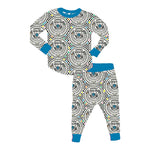 Grateful Dead Blue Bamboo Thermal Set - Denny's