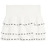 Gemma Eyelet Skirt With Black Trim