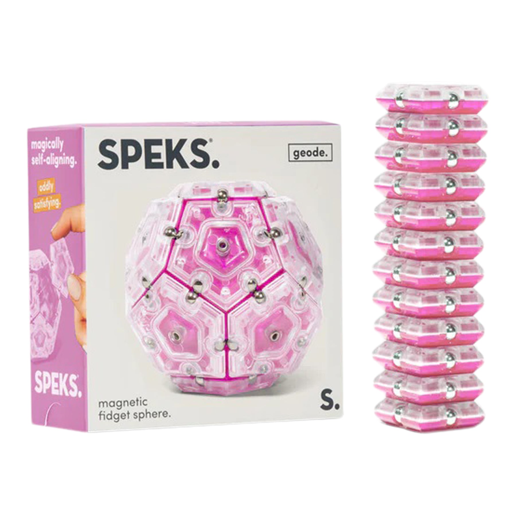 Geode Rose Quartz Speks - Denny's