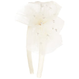 Pearl Tulle Bow Alice Band - Denny's