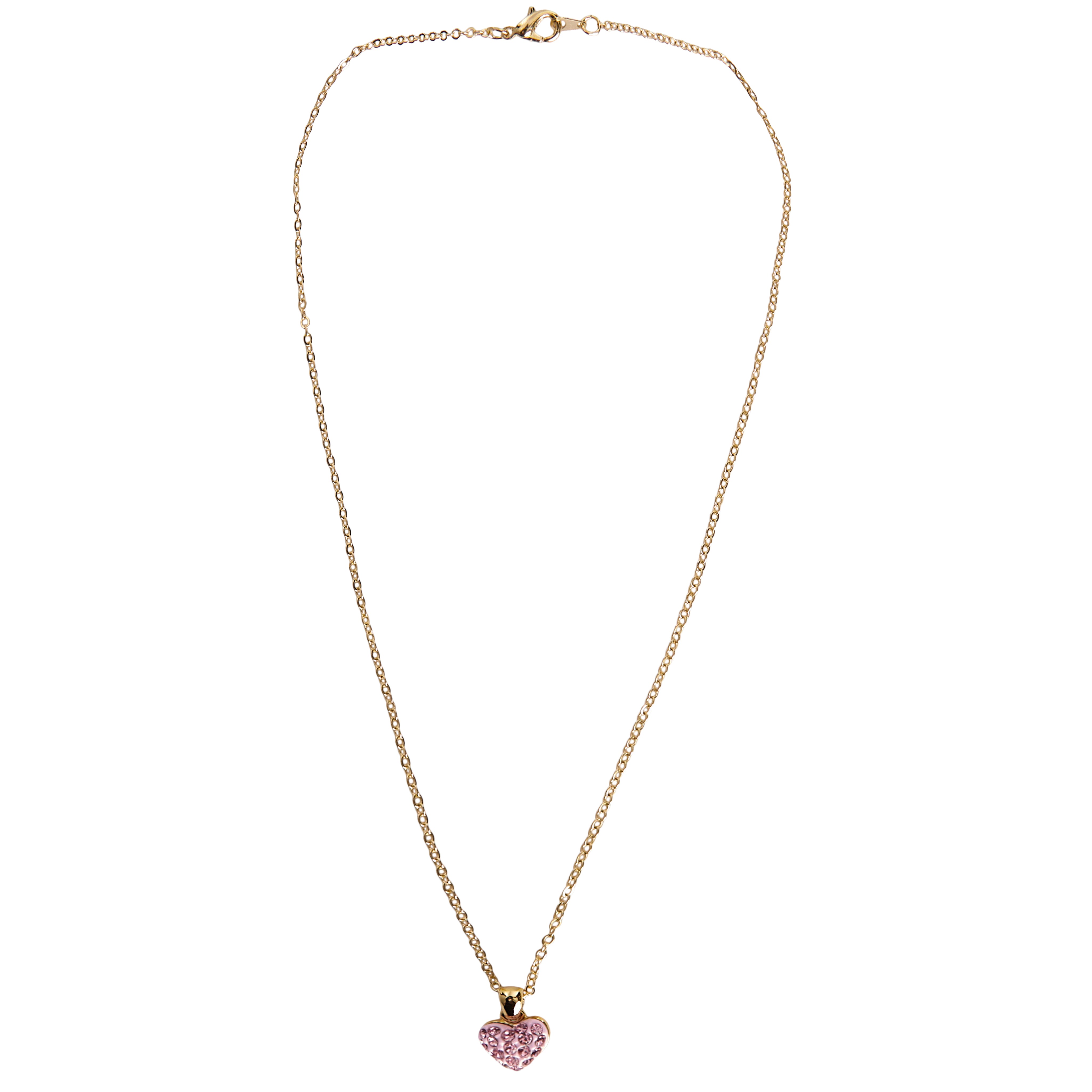 Little Diamante Heart Necklace - Denny's
