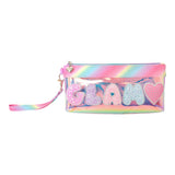 Glam Clear Pencil Case Wristlet - Denny's