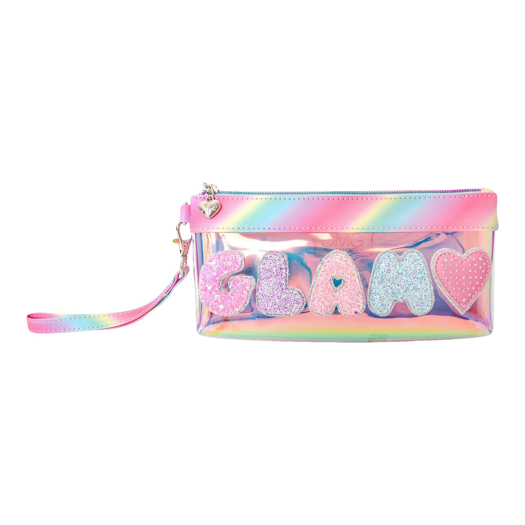 Glam Clear Pencil Case Wristlet - Denny's