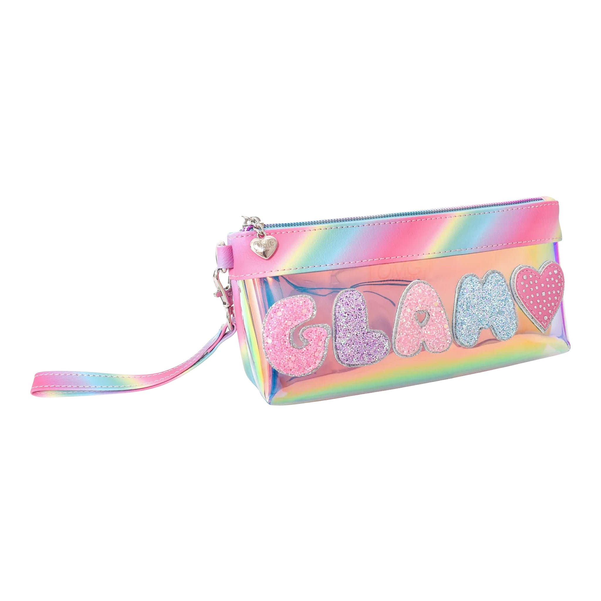 Glam Clear Pencil Case Wristlet - Denny's