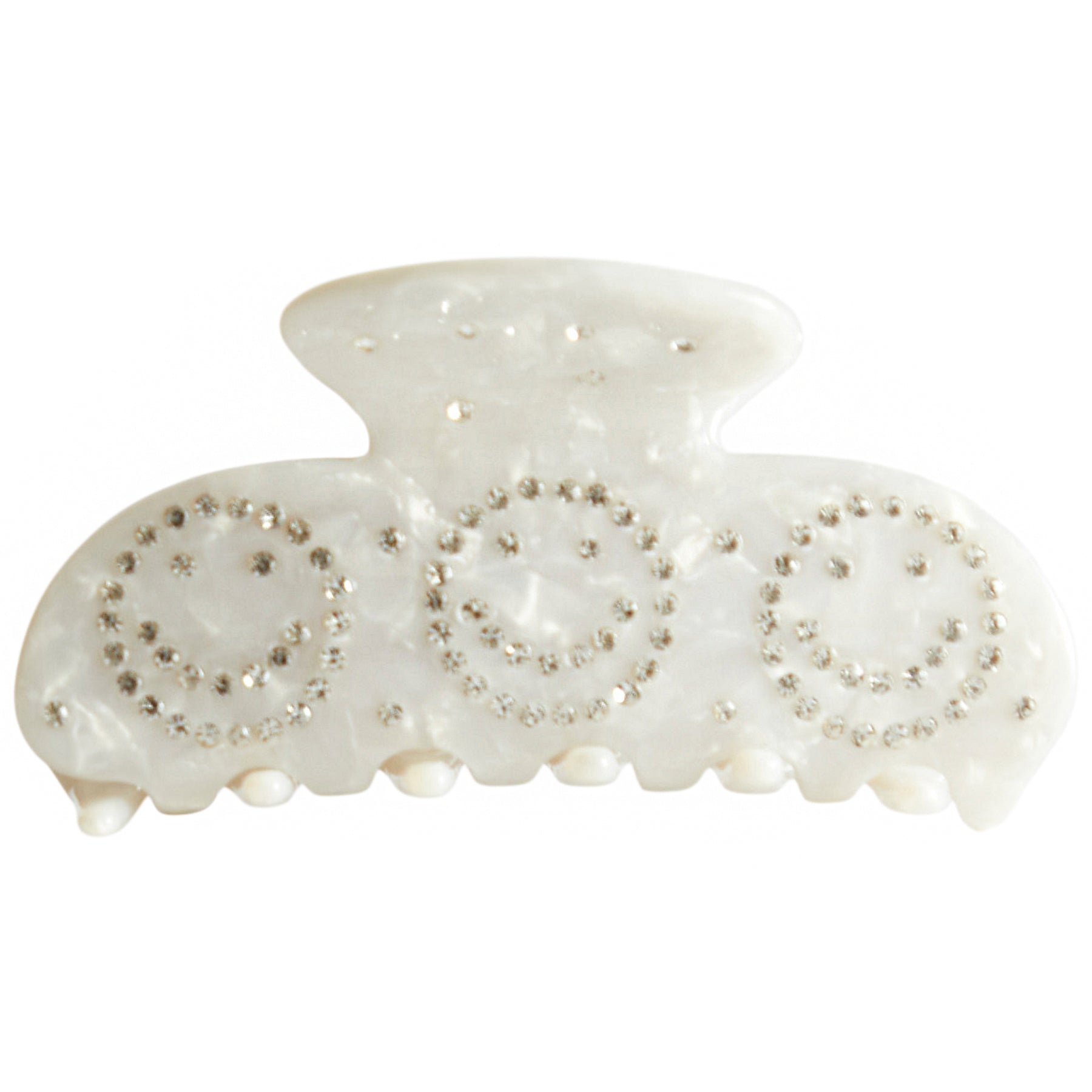 Crystal Smiley Claw Clip - Denny's